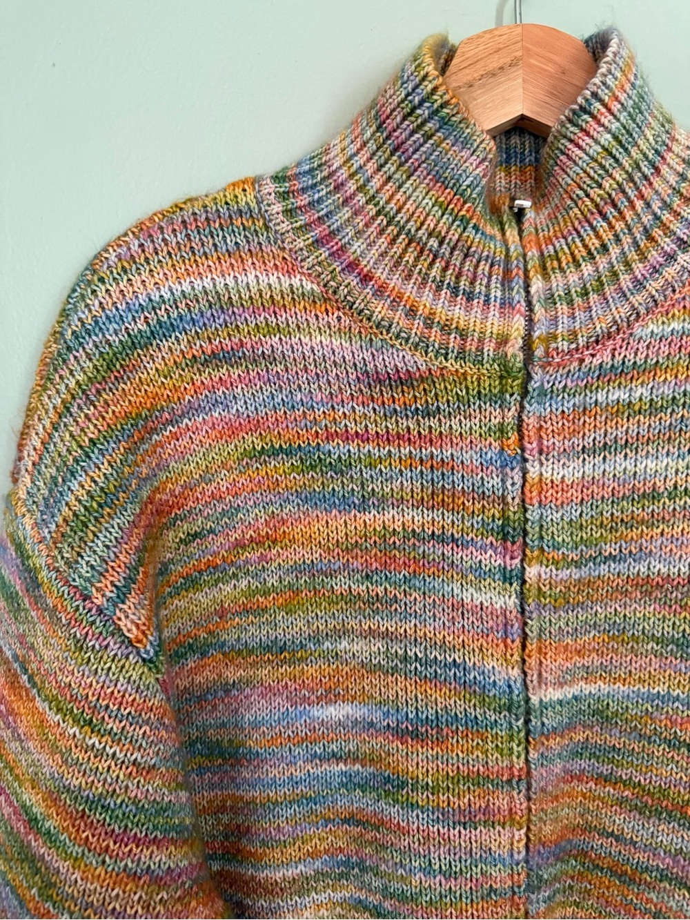 Kith Space Dye Wyona Full Zip Sweater